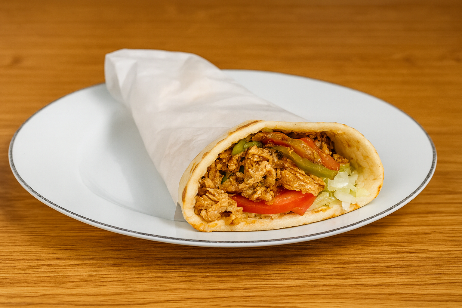 Chicken Kabob Wrap